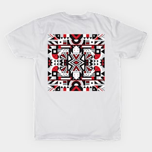 Happy Geometry Pattern T-Shirt